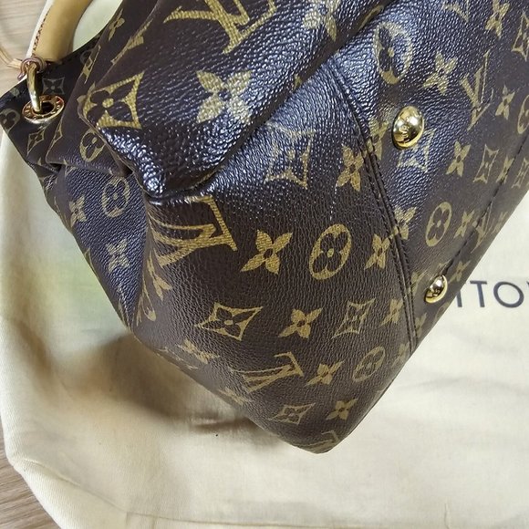 LOUIS VUITTON ARTSY MM Authentic Monogram Tote Hobo LV Bag Shoulder Authentic LV - Picture 9 of 16